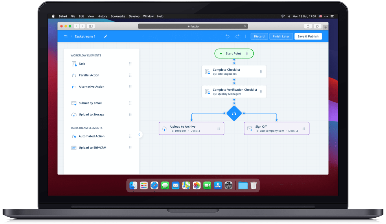 Quality Control Inspection Software Workflow, Forms and Checklists