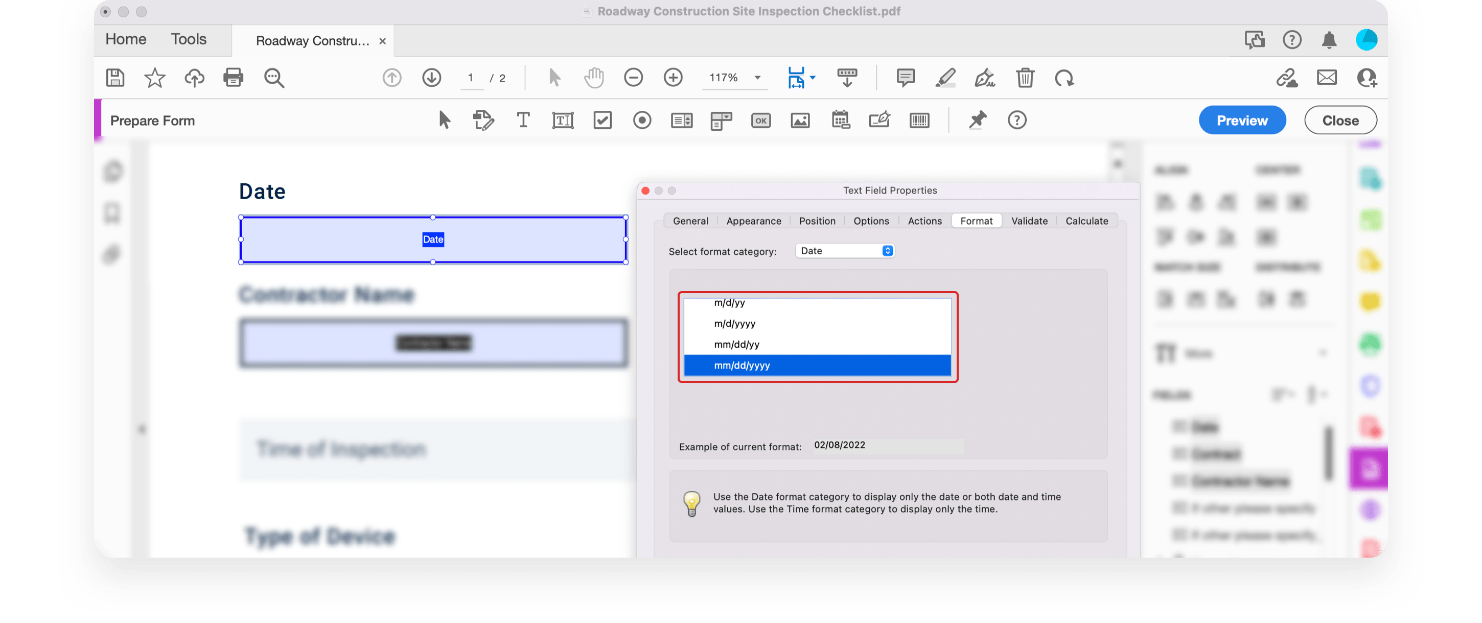 ga werken verkrachting Profetie How to add a date field to a PDF form | Fluix form filling software