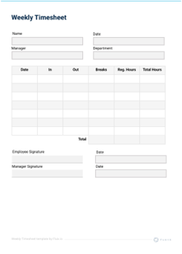 Automated timesheet approval process | Timesheet workflow example