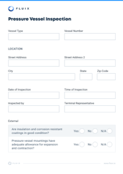 Pressure Vessel Inspection Checklist And Requirements