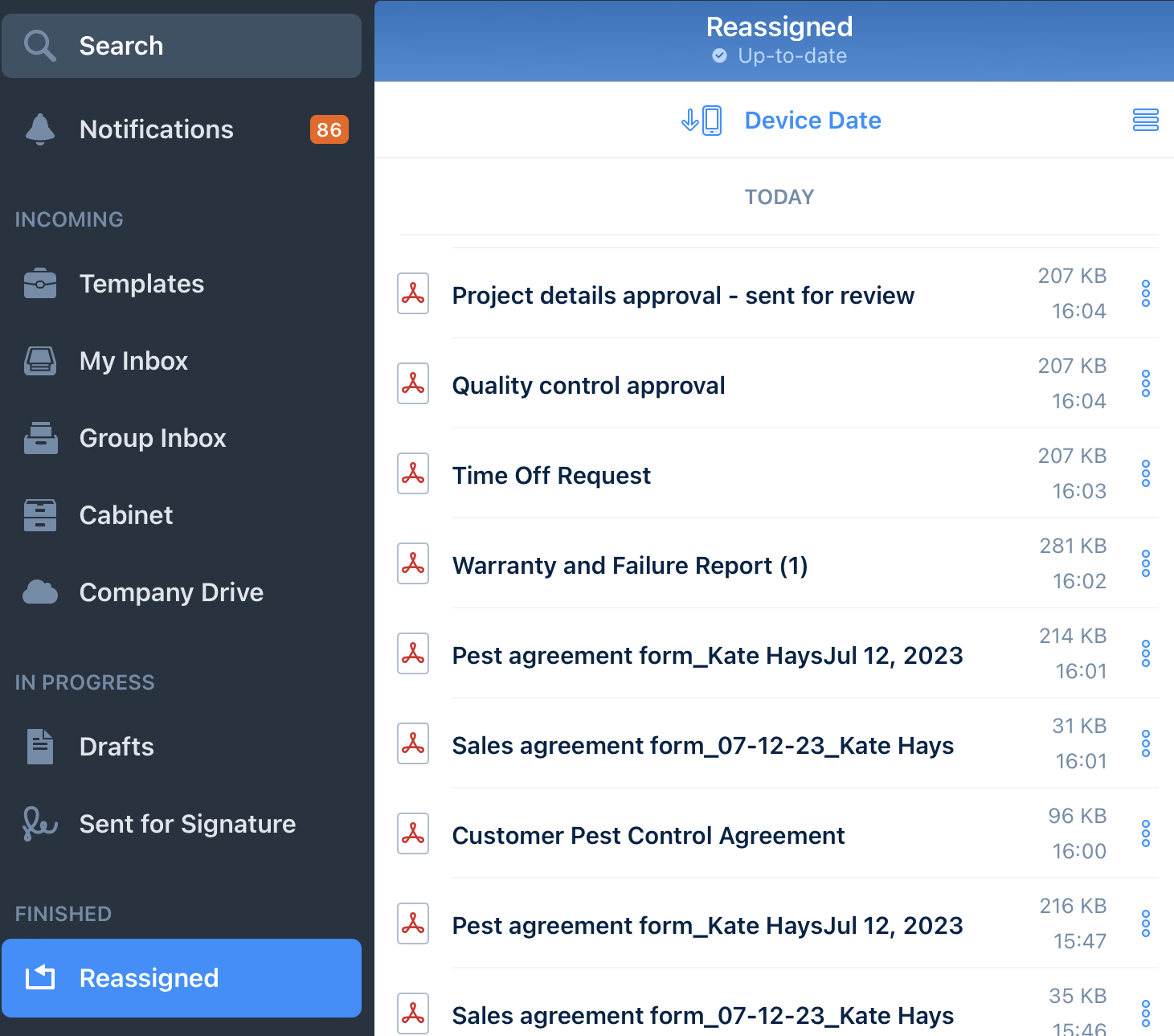 What is Reassigned? | Fluix