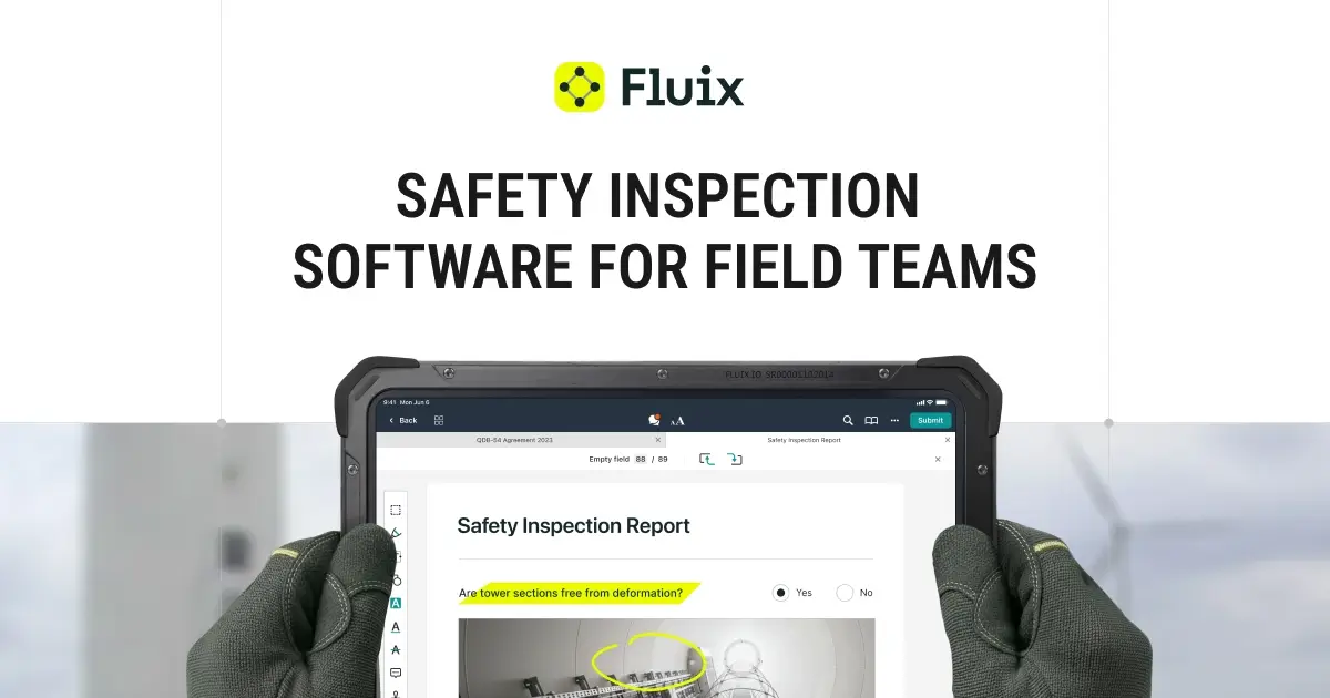Safety Inspection Software and Mobile App for Field Teams