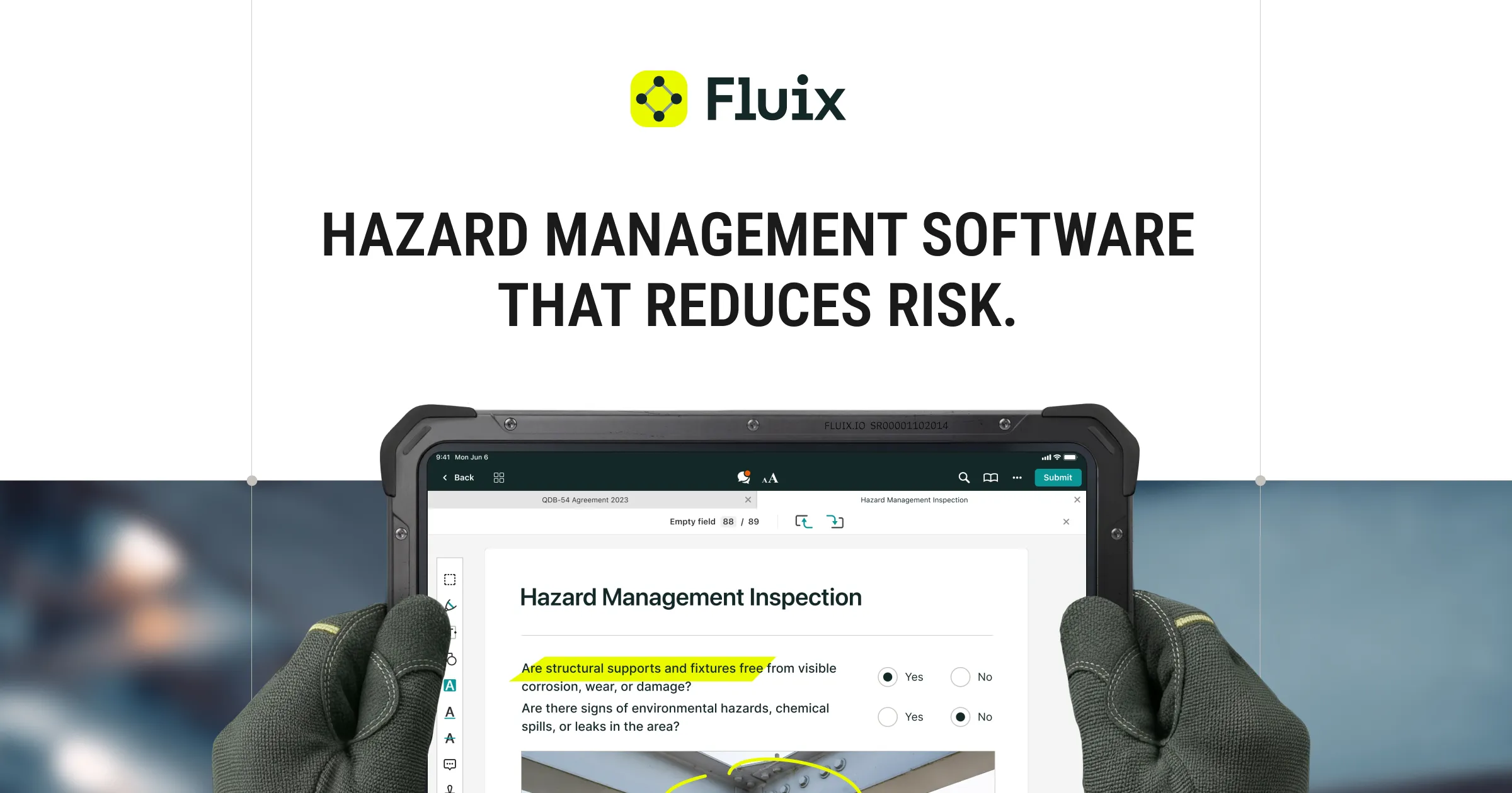Hazard Management Software by Fluix