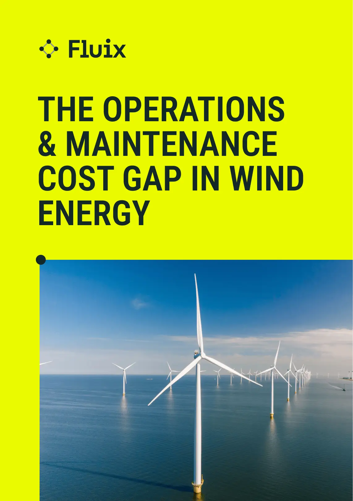 The Operations & Maintenance Cost Gap in Wind Energy - Fluix Guide, preview