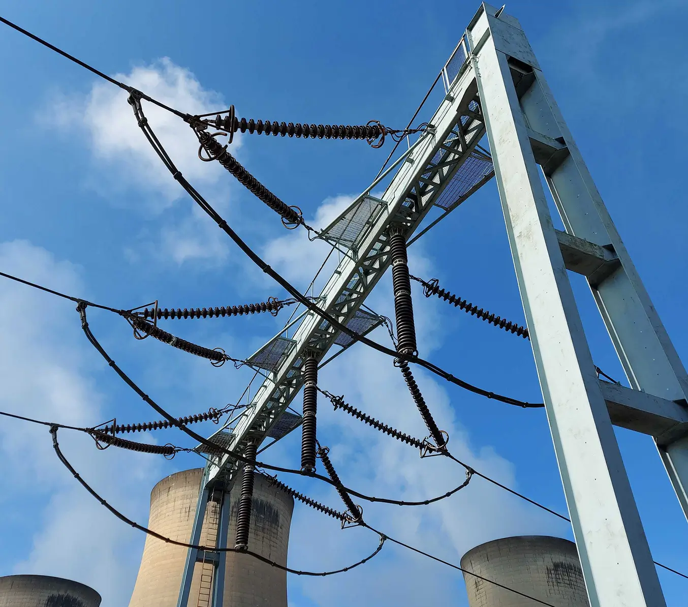 High-voltage transmission infrastructure