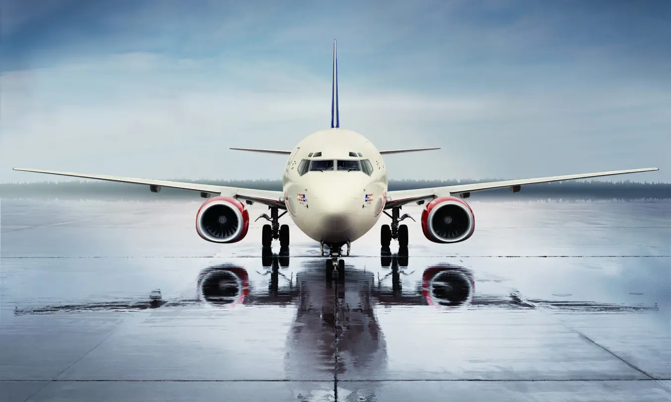 SAS Aircraft on the Runway